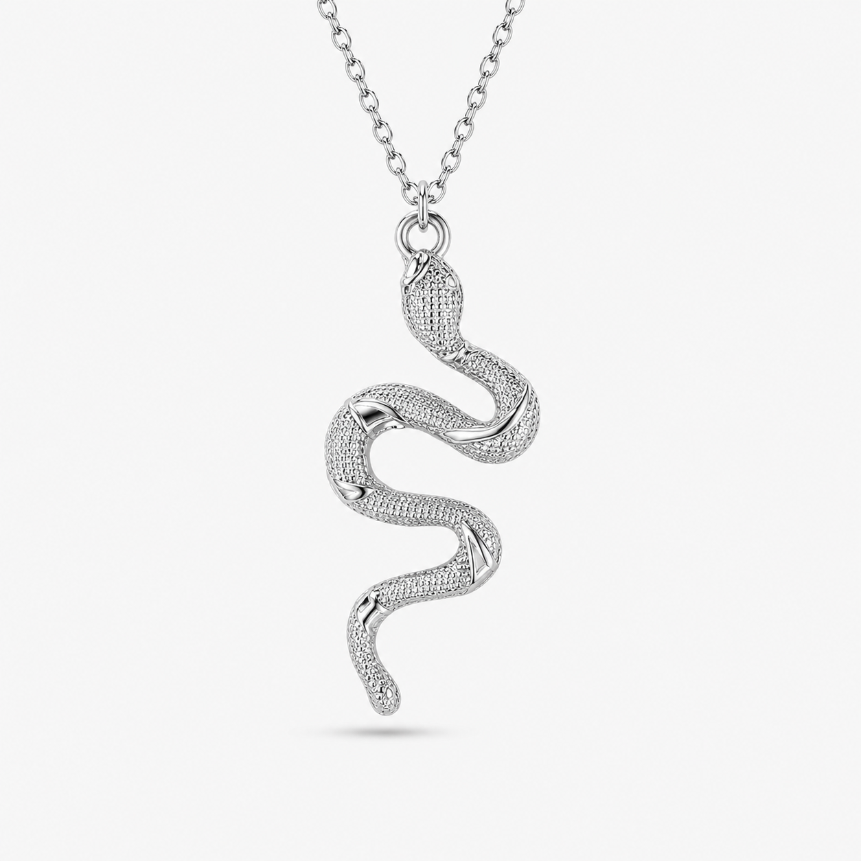 Collier Pendentif Serpent